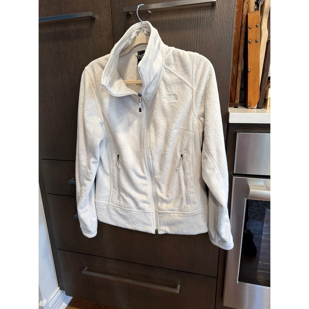 The North Face Women's Osito Fleece Jacket in white medium